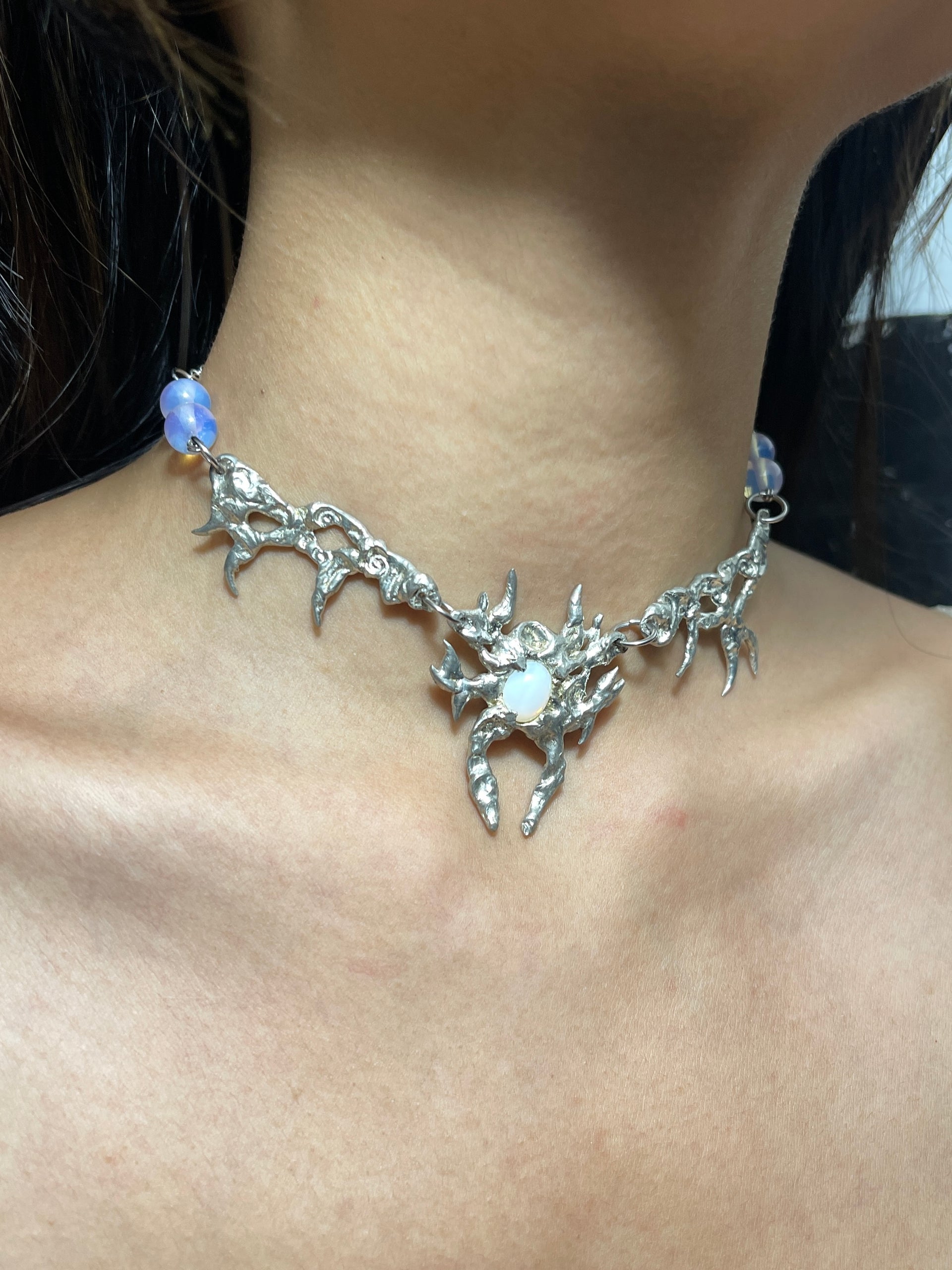 OPALITE BUTTERFLY CHOKER