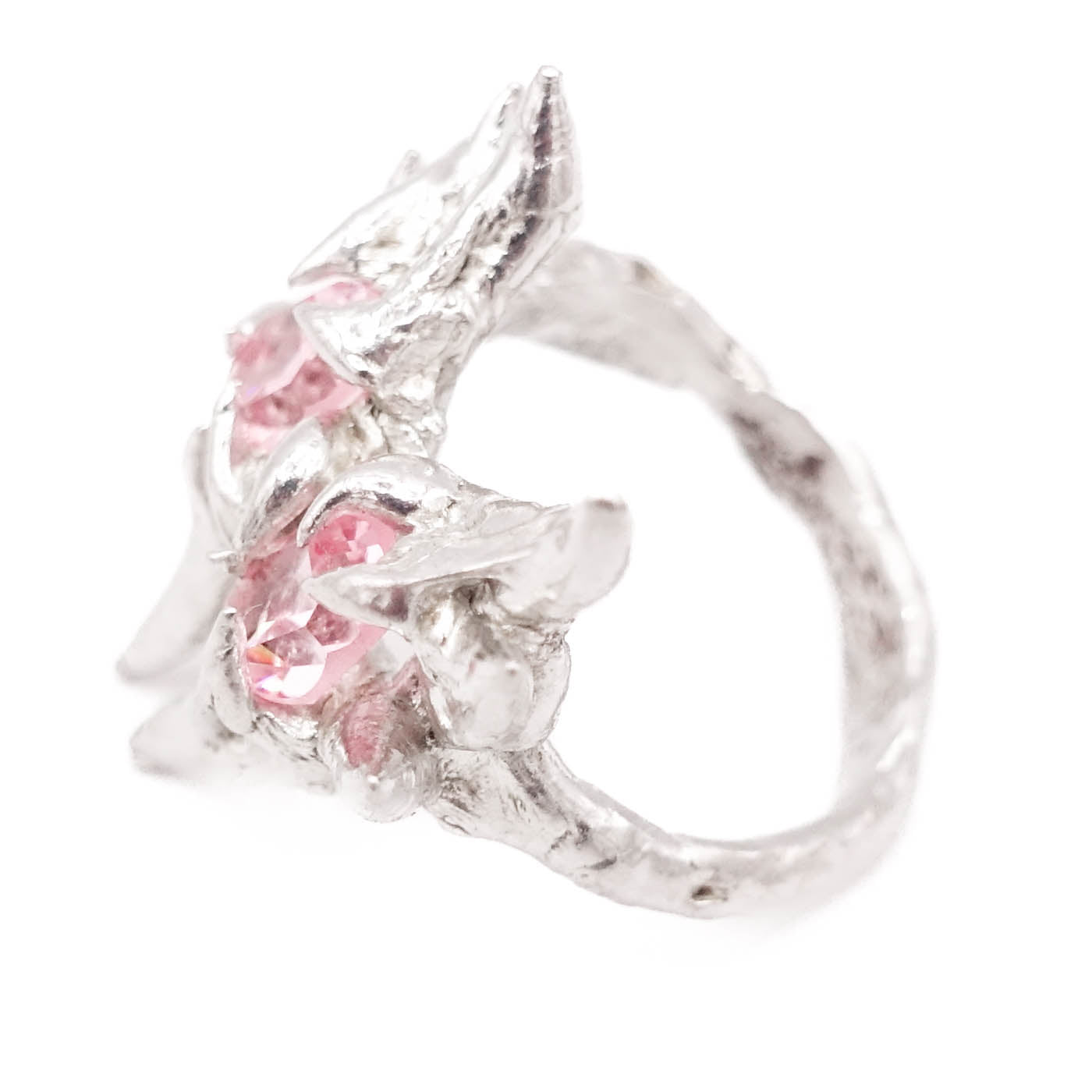 PINK BUTTERFLY RING // SZ 6