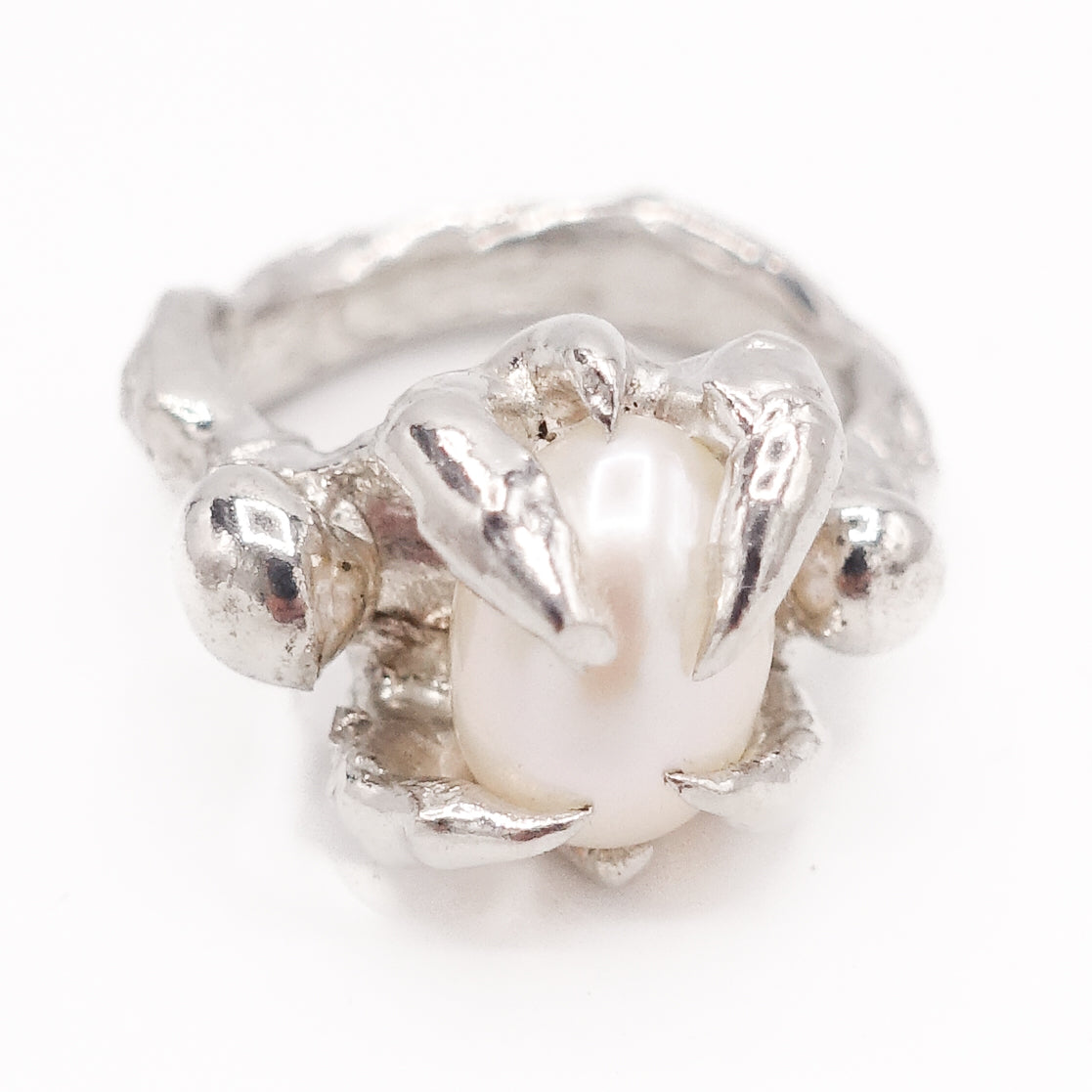 GAIA PEARL RING // SZ 4